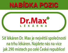 Nabídka pracovních příležitostí partnera – Lékárny Dr. Max